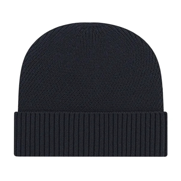 Premium recycled blend knit cap with ribbed cuff that contains 82%... from ASI 43792 Cap America Inc