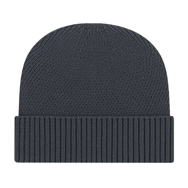 Premium recycled blend knit cap with ribbed cuff that contains 82%... from ASI 43792 Cap America Inc