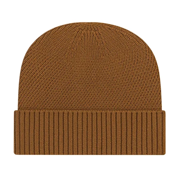Premium recycled blend knit cap with ribbed cuff that contains 82%... from ASI 43792 Cap America Inc