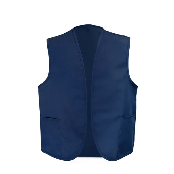 Non-button unisex vest with two pockets, USA made... from ASI 36558 Aprons, Etc.