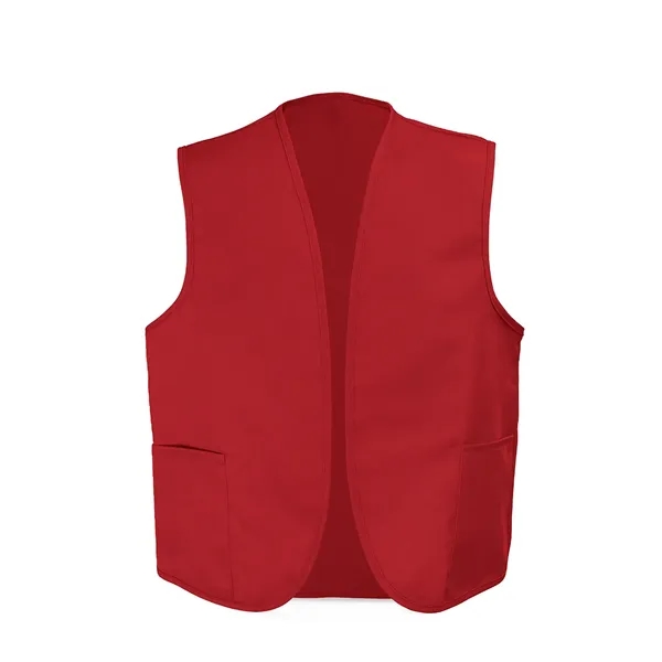 Non-button unisex vest with two pockets, USA made... from ASI 36558 Aprons, Etc.