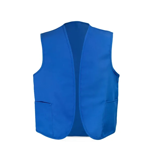 Non-button unisex vest with two pockets, USA made... from ASI 36558 Aprons, Etc.