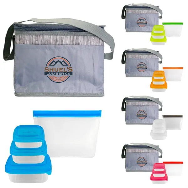 Gray Graph Portion Control Reusable Lunch Set... from ASI 30208 A P Specialties / AP Specialties