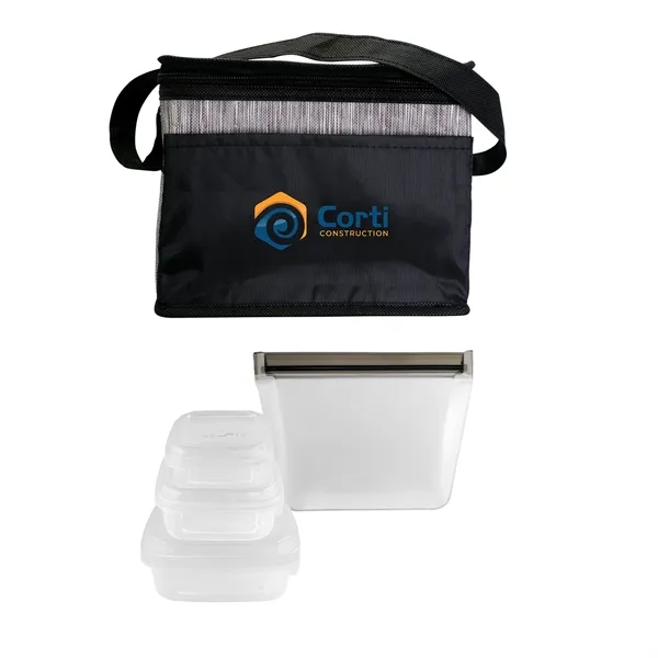 Black Graph Portion Control Reusable Lunch Set... from ASI 30208 A P Specialties / AP Specialties