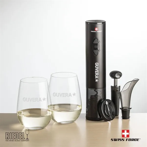Swiss Force® Opener & RIEDEL Stemless Wine... from ASI 84592 St Regis Group