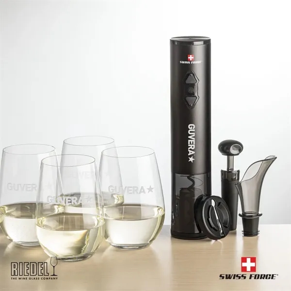 Swiss Force® Opener & RIEDEL Stemless Wine... from ASI 84592 St Regis Group