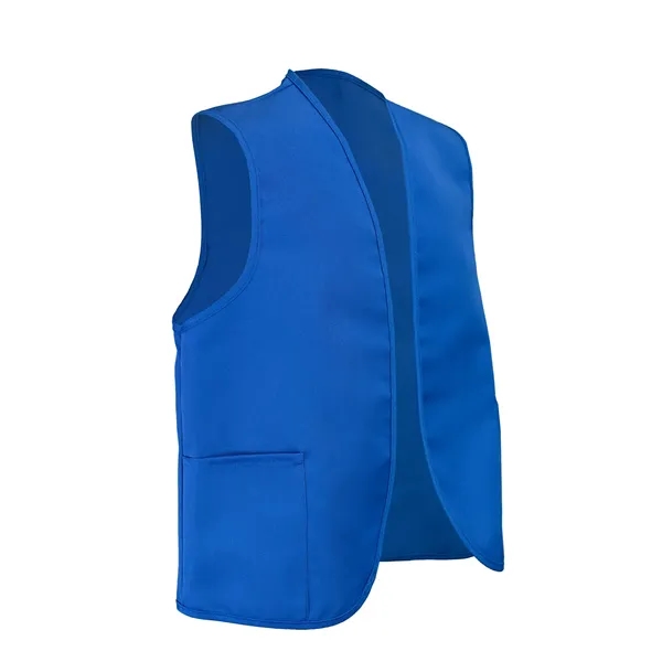 Non-button unisex vest with two pockets, USA made... from ASI 36558 Aprons, Etc.