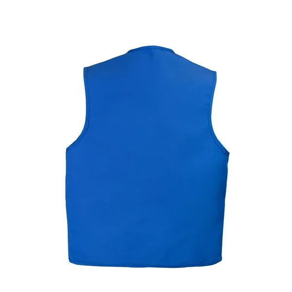 Non-button unisex vest with two pockets, USA made... from ASI 36558 Aprons, Etc.