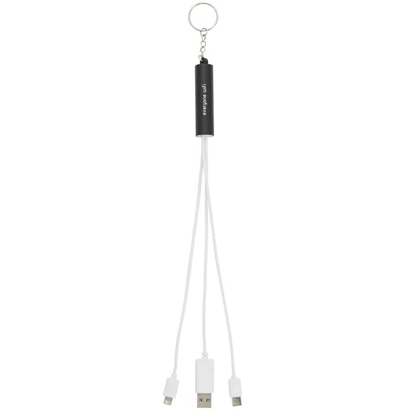 5-in-1 charging cables with  light up logo.... from ASI 66887 PCNA / Bullet