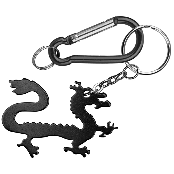 Dragon shape bottle opener with key chain.... from ASI 74585 Nu Promo International / Nu Promo Line