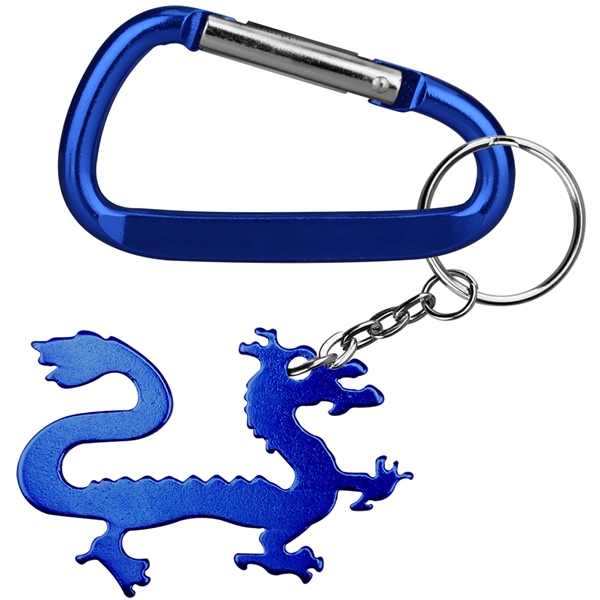 Dragon shape bottle opener with key chain.... from ASI 74585 Nu Promo International / Nu Promo Line