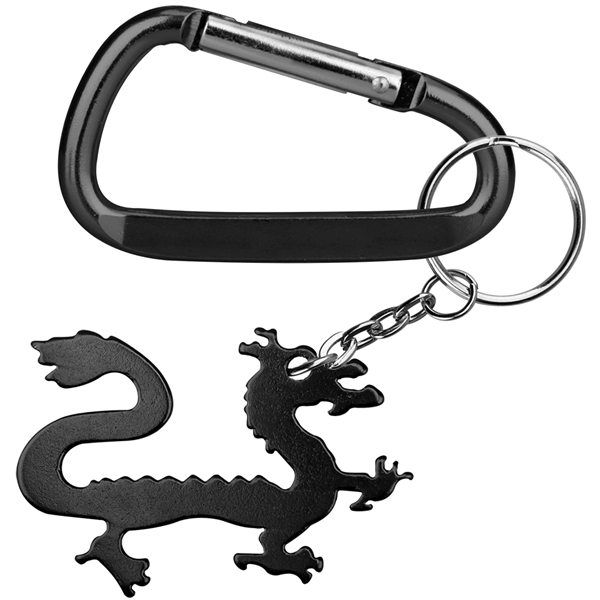 Dragon shape bottle opener with key chain.... from ASI 74585 Nu Promo International / Nu Promo Line