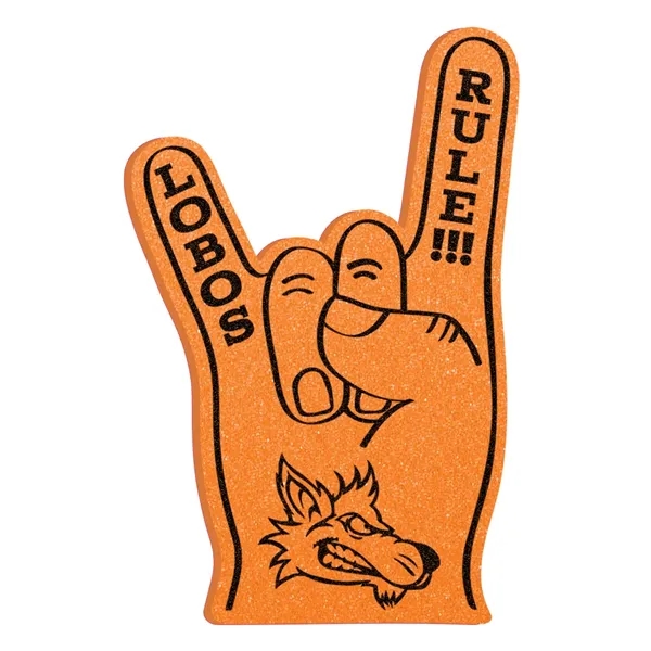 Classic Hook 'Em foam mitt.... from ASI 77280 Pepco Poms / Pepco Poms