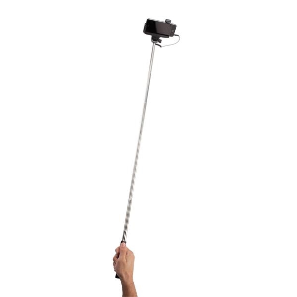 Selfie Stick. Telescopic Handle. Compatible With Most Smart Phones. Activation Button... from ASI 61125 Hit Promotional Products