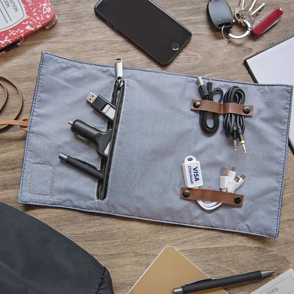 As practical as it is stylish this roll keeps cords jewelry... from ASI 61966 HPG / OrigAudio