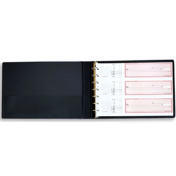 14" x 10" seven-ring check binder. Blank.... from ASI 52493 Ennis Inc