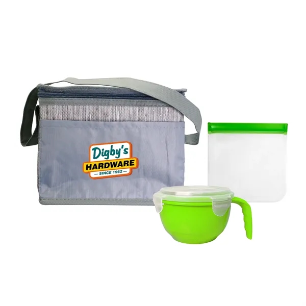 Gray Graph Noodle & Sandwich Set... from ASI 30208 A P Specialties / AP Specialties