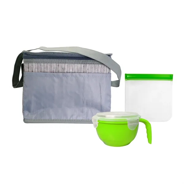 Gray Graph Noodle & Sandwich Set... from ASI 30208 A P Specialties / AP Specialties