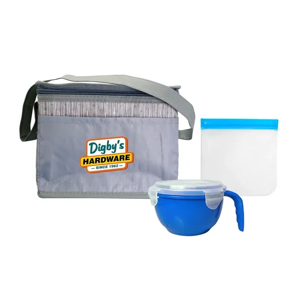 Gray Graph Noodle & Sandwich Set... from ASI 30208 A P Specialties / AP Specialties