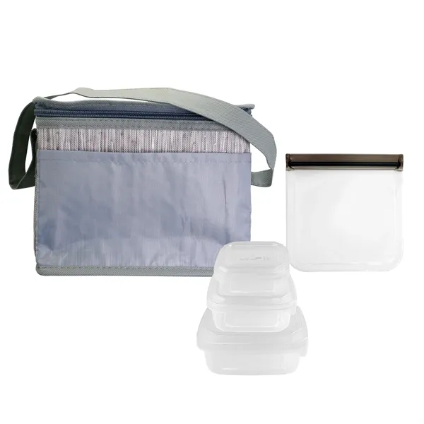 Gray Graph Noodle & Sandwich Set... from ASI 30208 A P Specialties / AP Specialties