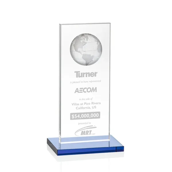 This illustrious Starfire Crystal award stands upright on an elegant Sky... from ASI 84592 St Regis Group / St Regis