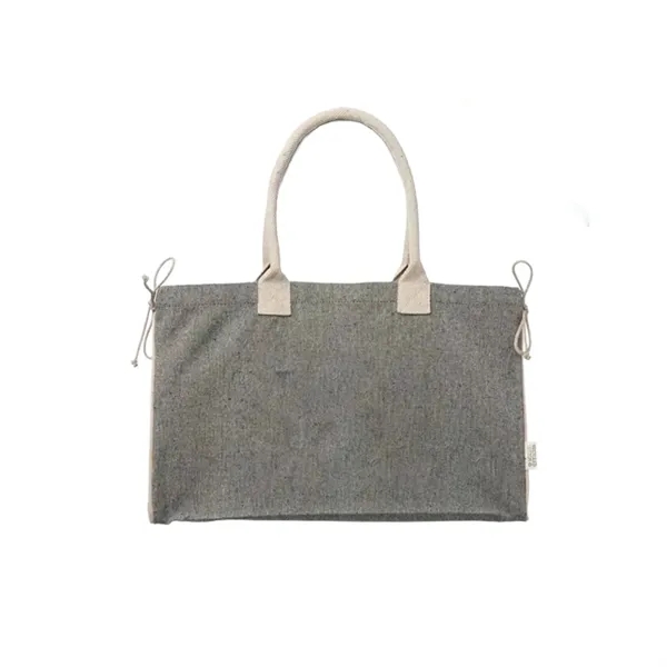 Recycled cotton canvas bag plus 1 color silkscreen imprint on 1... from ASI 37218 Athena Promo (tm)