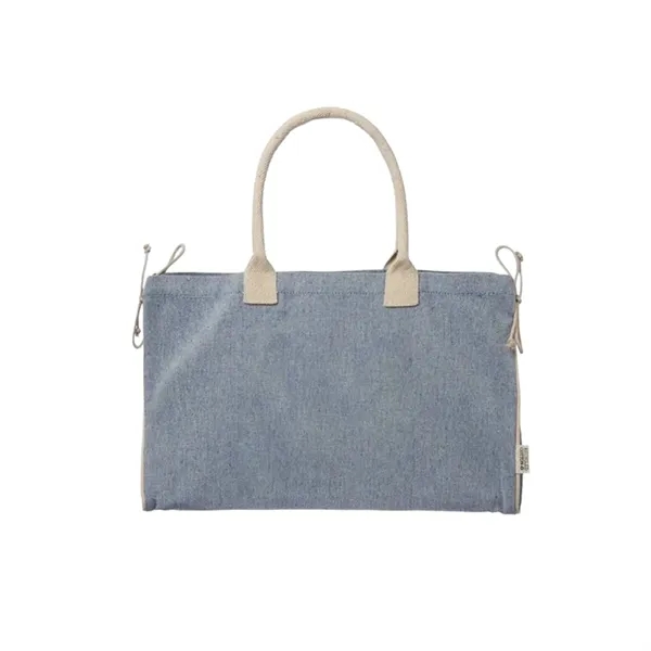 Recycled cotton canvas bag plus 1 color silkscreen imprint on 1... from ASI 37218 Athena Promo (tm)