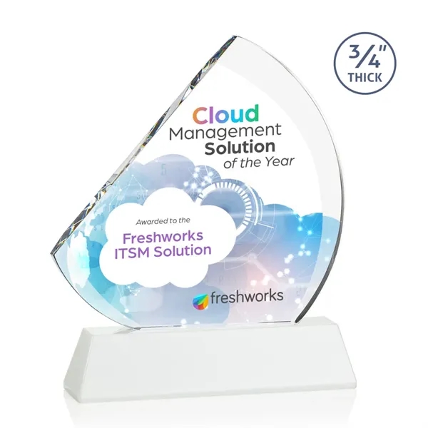 Nantucket VividPrint™ Award on Newhaven - White... from ASI 84592 St Regis Group / St Regis