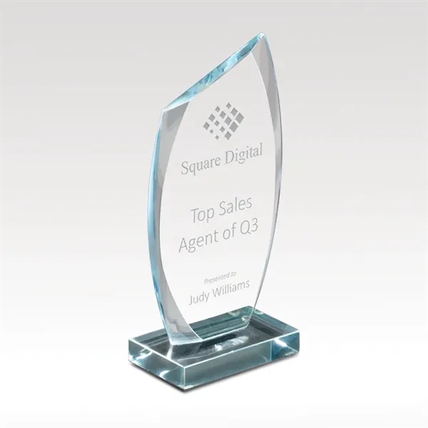 Precision designed cut starphire glass award; offered in multiple sizes.... from ASI 93986 Visions/Awardcraft / Visions Awards