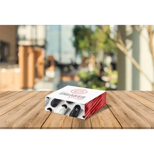 2 3/4" x 2 3/4" x 1/2" custom printed slim cube... from ASI 91240 3M/Promotional Markets Dept