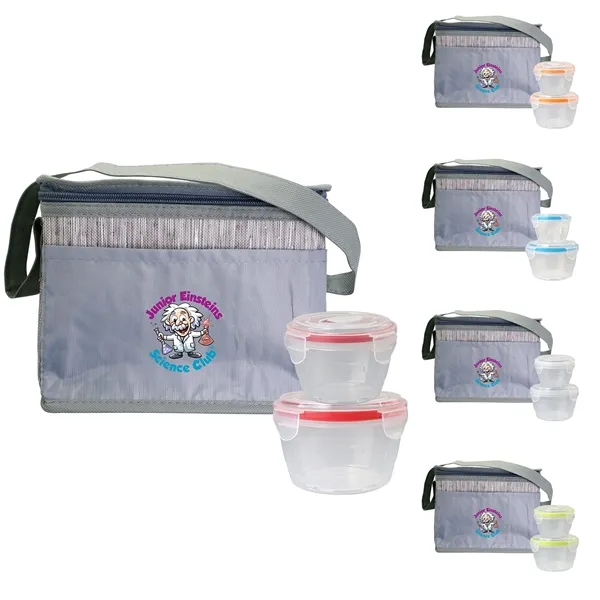 Nested Gray Graph Lunch Set... from ASI 30208 A P Specialties / AP Specialties