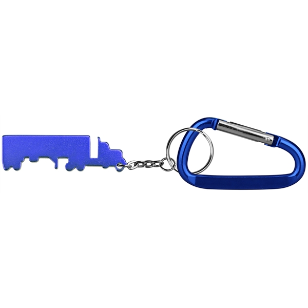 Truck shape key chain with carabineer.... from ASI 74585 Nu Promo International / Nu Promo Line