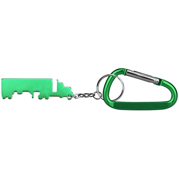 Truck shape key chain with carabineer.... from ASI 74585 Nu Promo International / Nu Promo Line