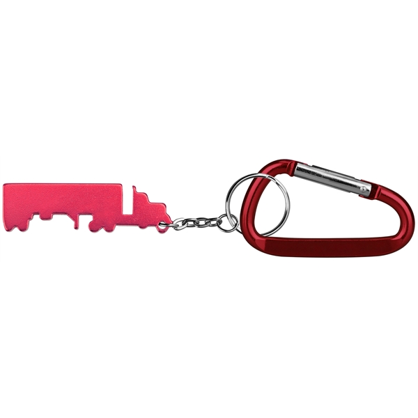 Truck shape key chain with carabineer.... from ASI 74585 Nu Promo International / Nu Promo Line