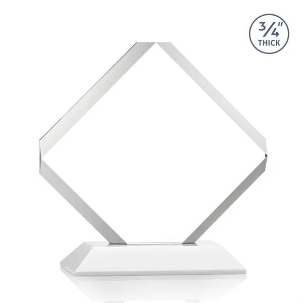 The majestic Toulon VividPrint™ award is a brilliant diamond-shaped award with... from ASI 84592 St Regis Group / St Regis