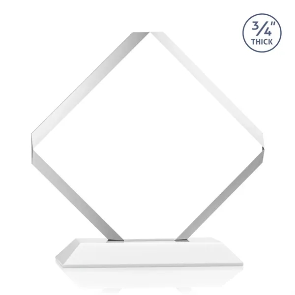 The majestic Toulon VividPrint™ award is a brilliant diamond-shaped award with... from ASI 84592 St Regis Group / St Regis