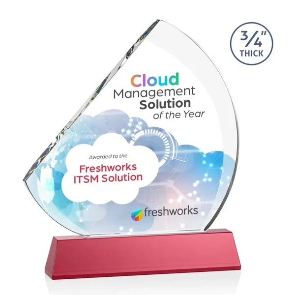 Nantucket VividPrint™ Award on Newhaven - Red... from ASI 84592 St Regis Group / St Regis