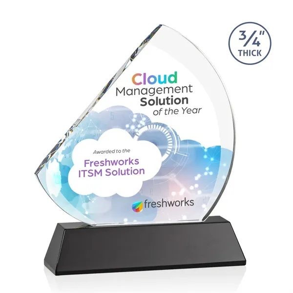 Nantucket VividPrint™ Award on Newhaven - Black... from ASI 84592 St Regis Group / St Regis