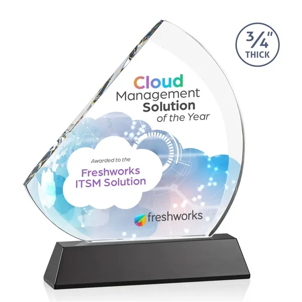 Nantucket VividPrint™ Award on Newhaven - Black... from ASI 84592 St Regis Group / St Regis