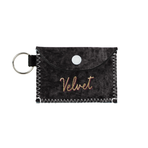 4" x 2.75" velvet neoprene bend and snap case for cards... from ASI 74710 Numo / NUMO