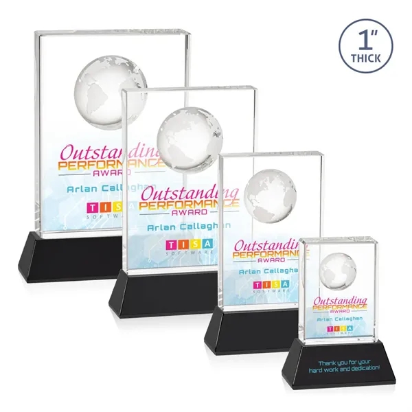 Celebrate global success with our Optical Crystal Ambassador Globe VividPrint™ Award... from ASI 84592 St Regis Group / St Regis