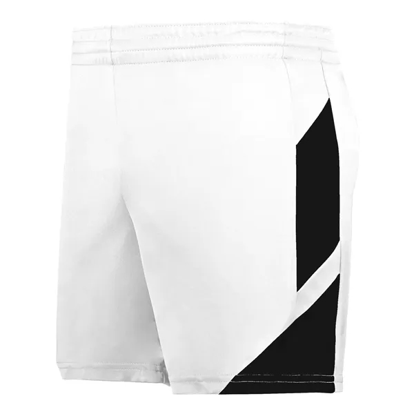 Ladies Step-Back Modern Fit Basketball Shorts with 100% polyester wicking knit... from ASI 37461 Augusta Sportswear
