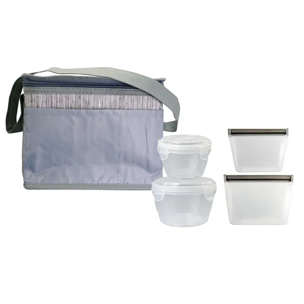 Gray Graph Nested Bagged Lunch Set... from ASI 30208 A P Specialties / AP Specialties