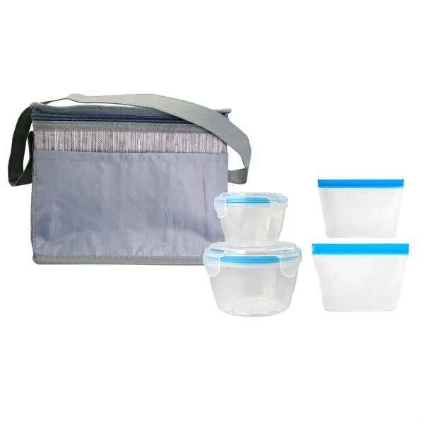Gray Graph Nested Bagged Lunch Set... from ASI 30208 A P Specialties / AP Specialties