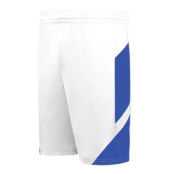Step-Back Modern Fit Basketball Shorts with 100% polyester wicking knit and... from ASI 37461 Augusta Sportswear