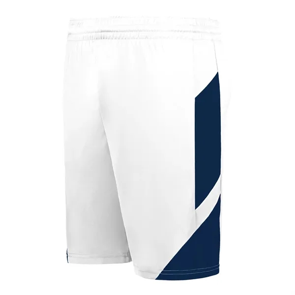 Step-Back Modern Fit Basketball Shorts with 100% polyester wicking knit and... from ASI 37461 Augusta Sportswear