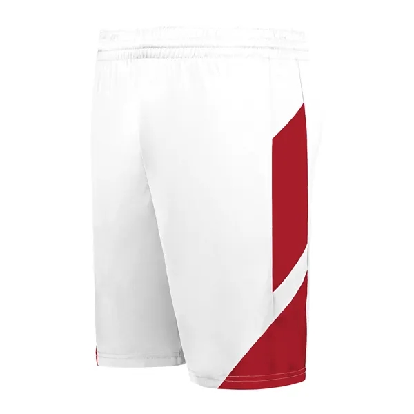 Step-Back Modern Fit Basketball Shorts with 100% polyester wicking knit and... from ASI 37461 Augusta Sportswear