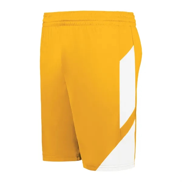 Step-Back Modern Fit Basketball Shorts with 100% polyester wicking knit and... from ASI 37461 Augusta Sportswear