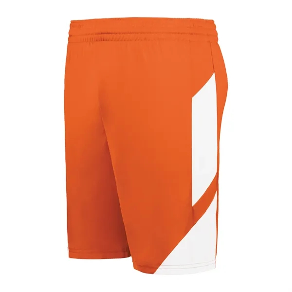 Step-Back Modern Fit Basketball Shorts with 100% polyester wicking knit and... from ASI 37461 Augusta Sportswear