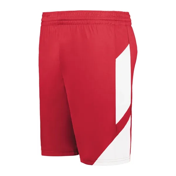 Step-Back Modern Fit Basketball Shorts with 100% polyester wicking knit and... from ASI 37461 Augusta Sportswear
